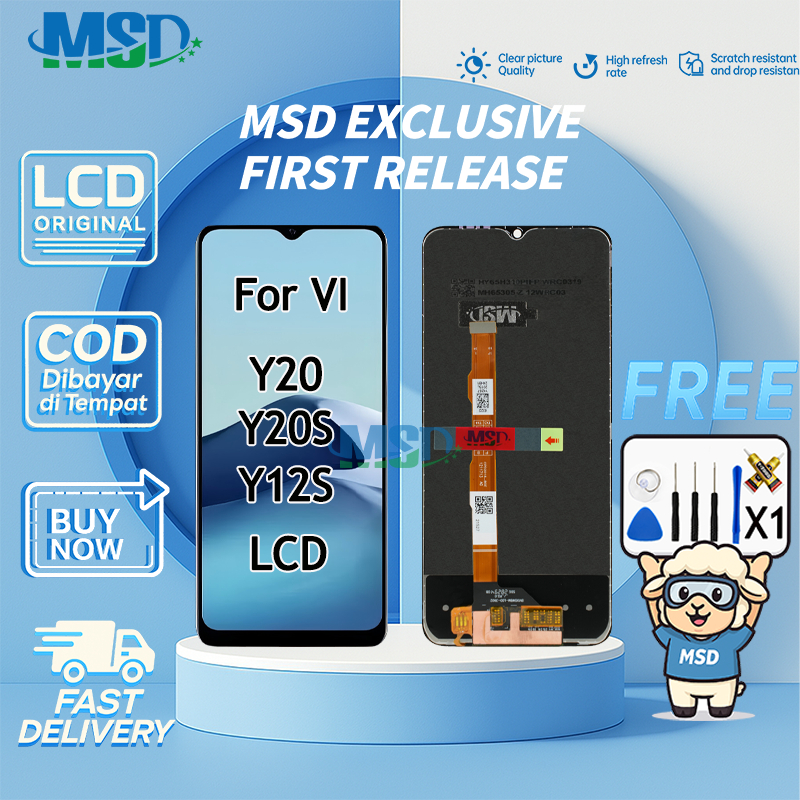 LCD VIVO Y20 Y20S Y12S UNIVERSAL FULLSET Touchscreen LCD HP OG ASUGAR/MSD