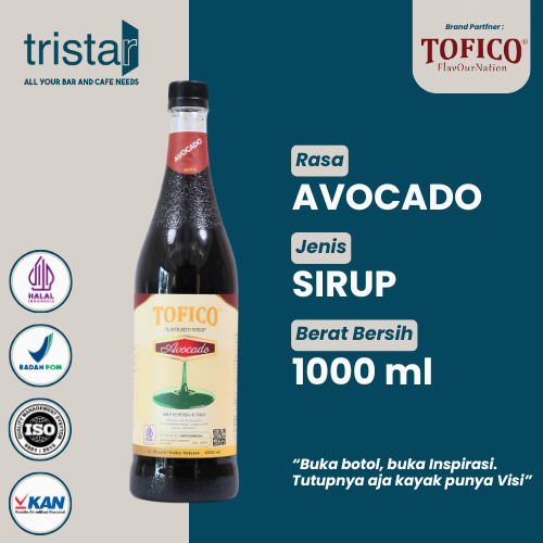 

RASA ORIGINAL - Sirup Premium Buah Alpukat / Avocado - Tofico Syrup 1 Liter