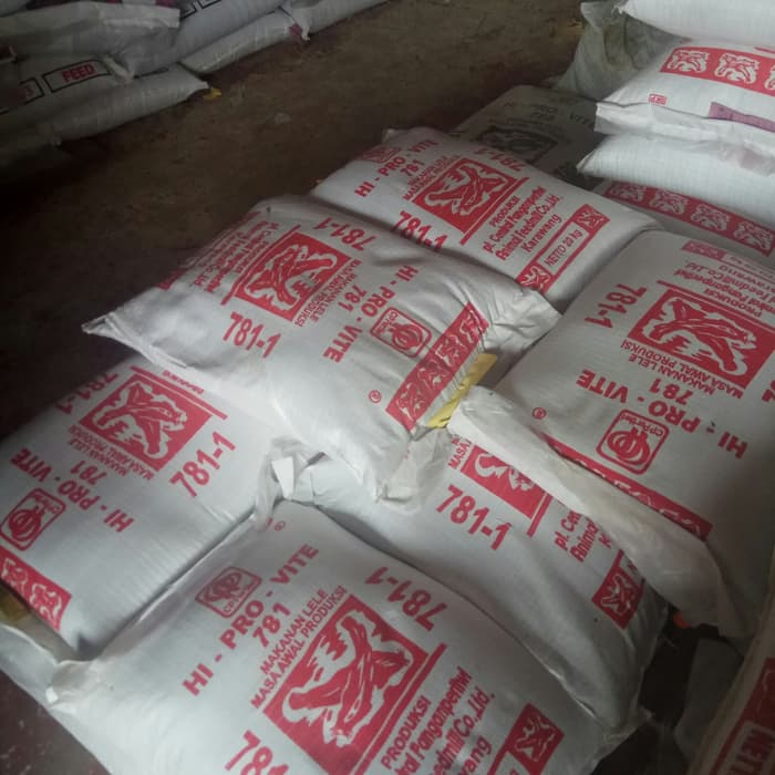 781-1 goni an kemasan 20 kg makanan ikan