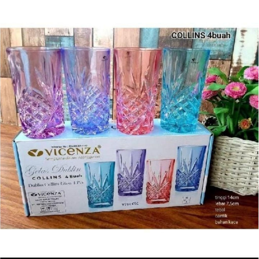 Gelas Vicenza 
Vicenza V764CSG, gelas dublins collins set

Promo