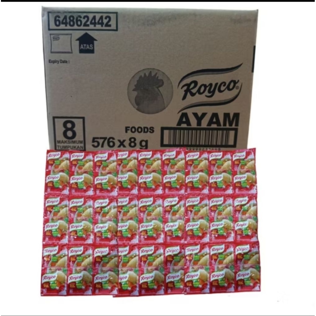 

Royco kaldu penyedap masakan rasa sapi dan ayam