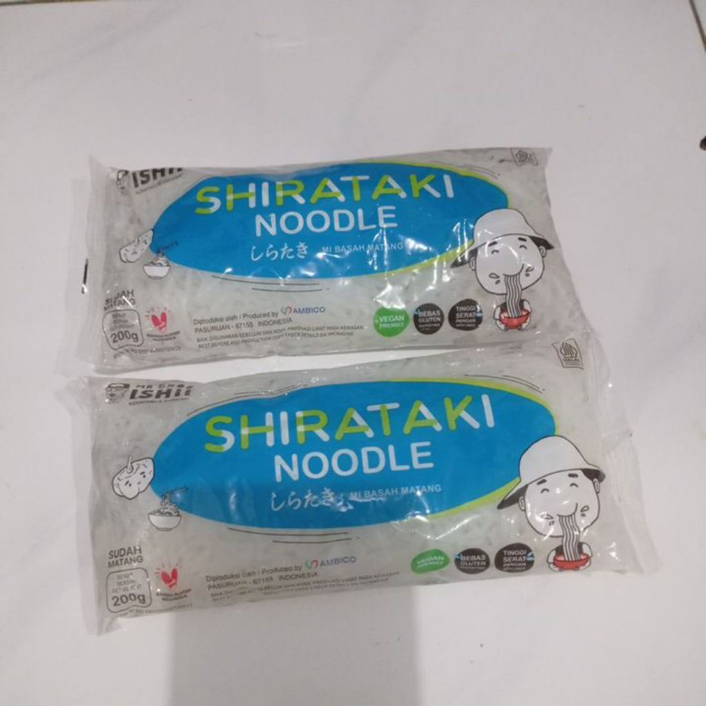 Mie Shirataki / Shirataki Noodle / Mie Shirataki Basah