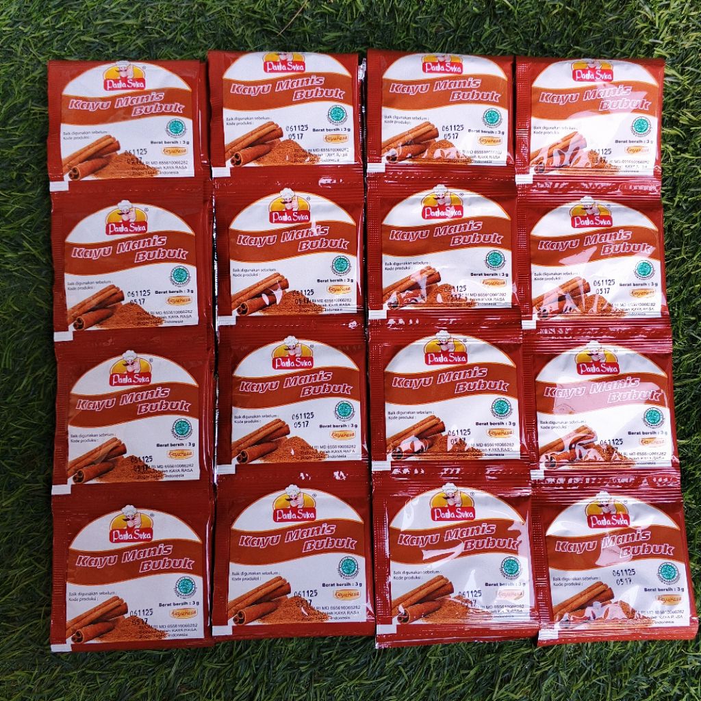 

Kayu Manis Bubuk Isinya 72 Sachet Bumbu Dapur Murah