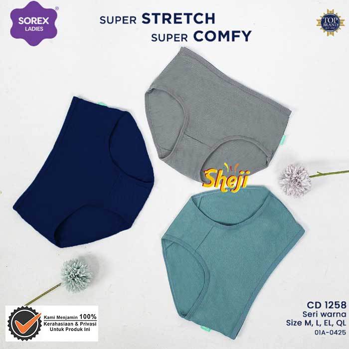 CELANA DALAM SOREX WANITA/ SOREX UNDERWARE FOR WOMEN SOREX 1258 SUPER SOFT (ST1)