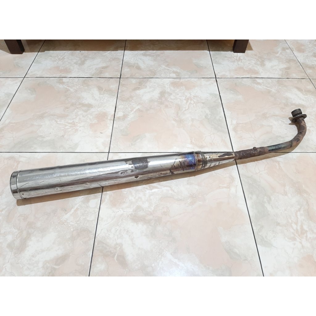 Knalpot Win 100 Original Second Honda