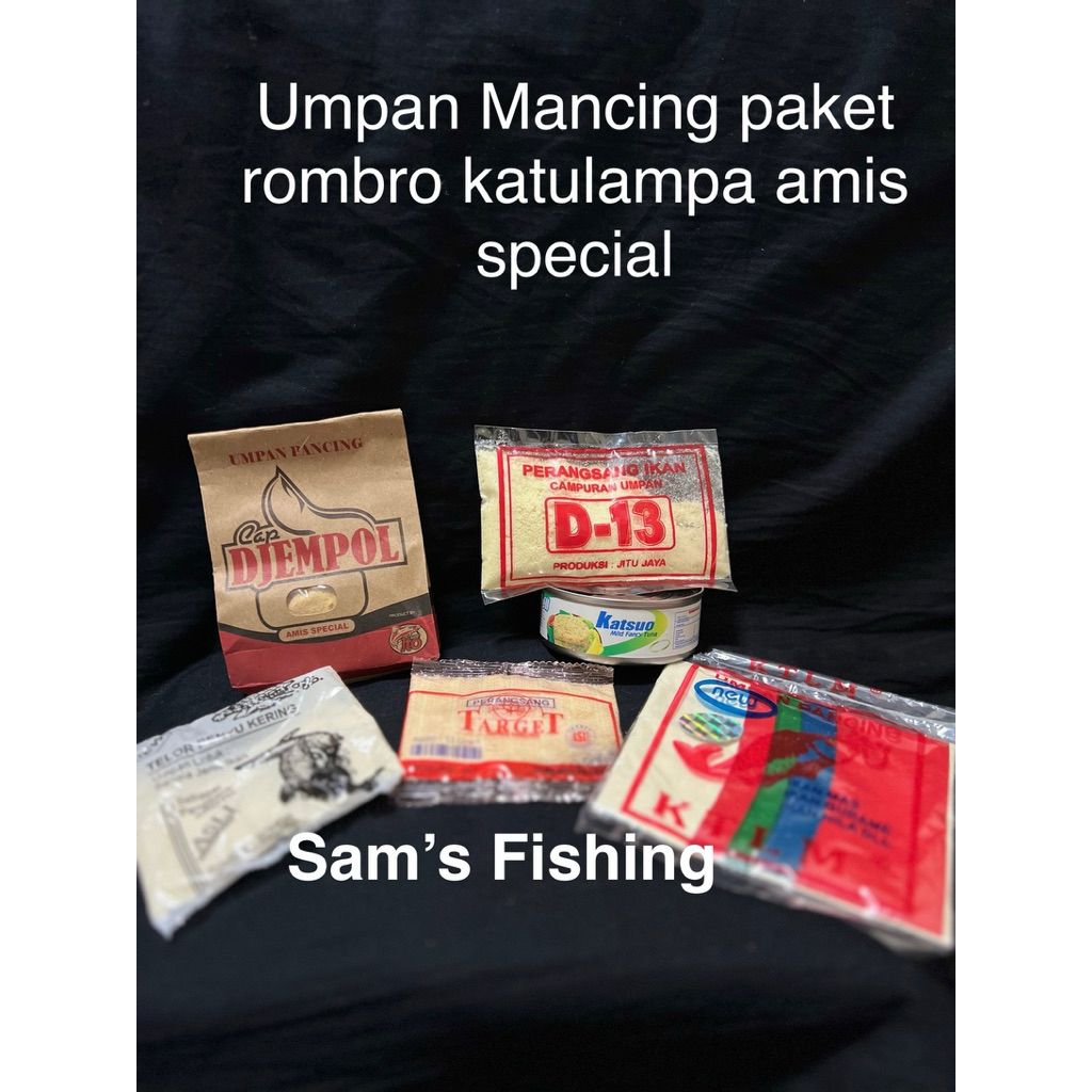 Umpan Mancing Ikan Tombro, Nila Amis Special + KTLM