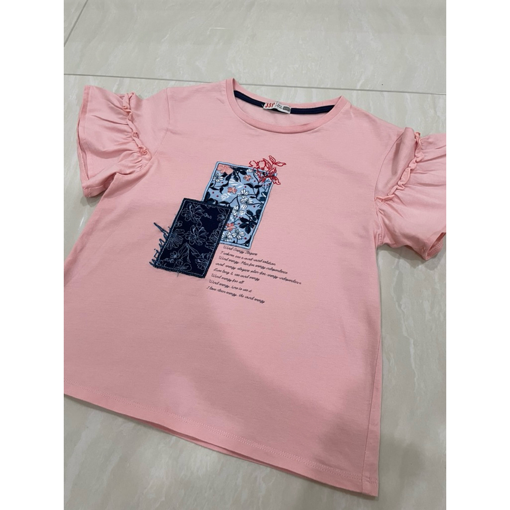 ATASAN ANAK PEREMPUAN JSP KIDS 9/10Y PEACH PRELOVED / KAOS JSP