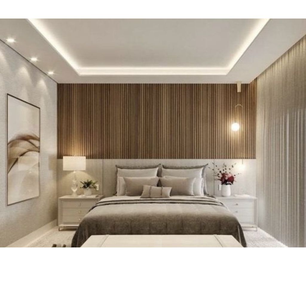 Wall Panel Indoor / Wall Panel PVC / Panel Dinding / Panel PVC Motif Kayu / Panel Interior PVC Dalam