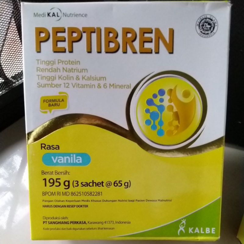 

Peptibren 195gr Vanila, Kacang Hijau