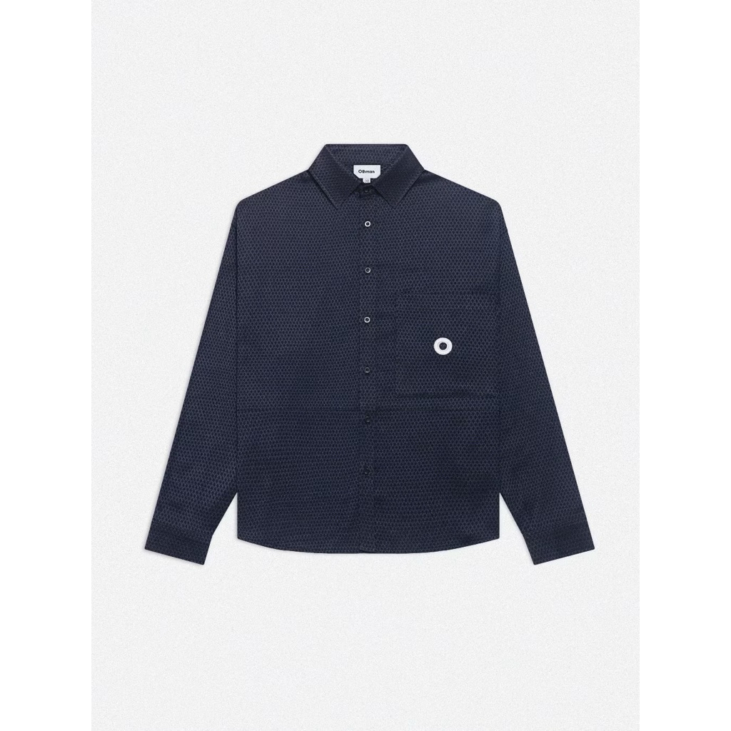 othman navy pixel longshirt