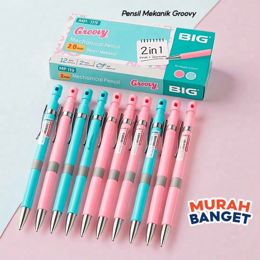 

Pensil Mekanik 2.0MM 2B Mechanical Pencil BIG MP-119