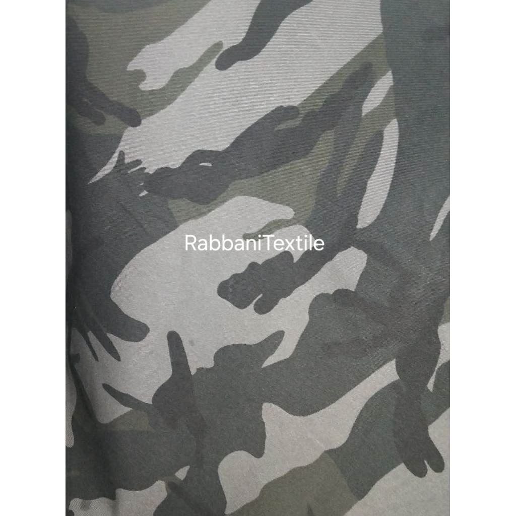 Bahan kain  Twill loreng Rusia Twill loreng Rusia lebar kain 150cm