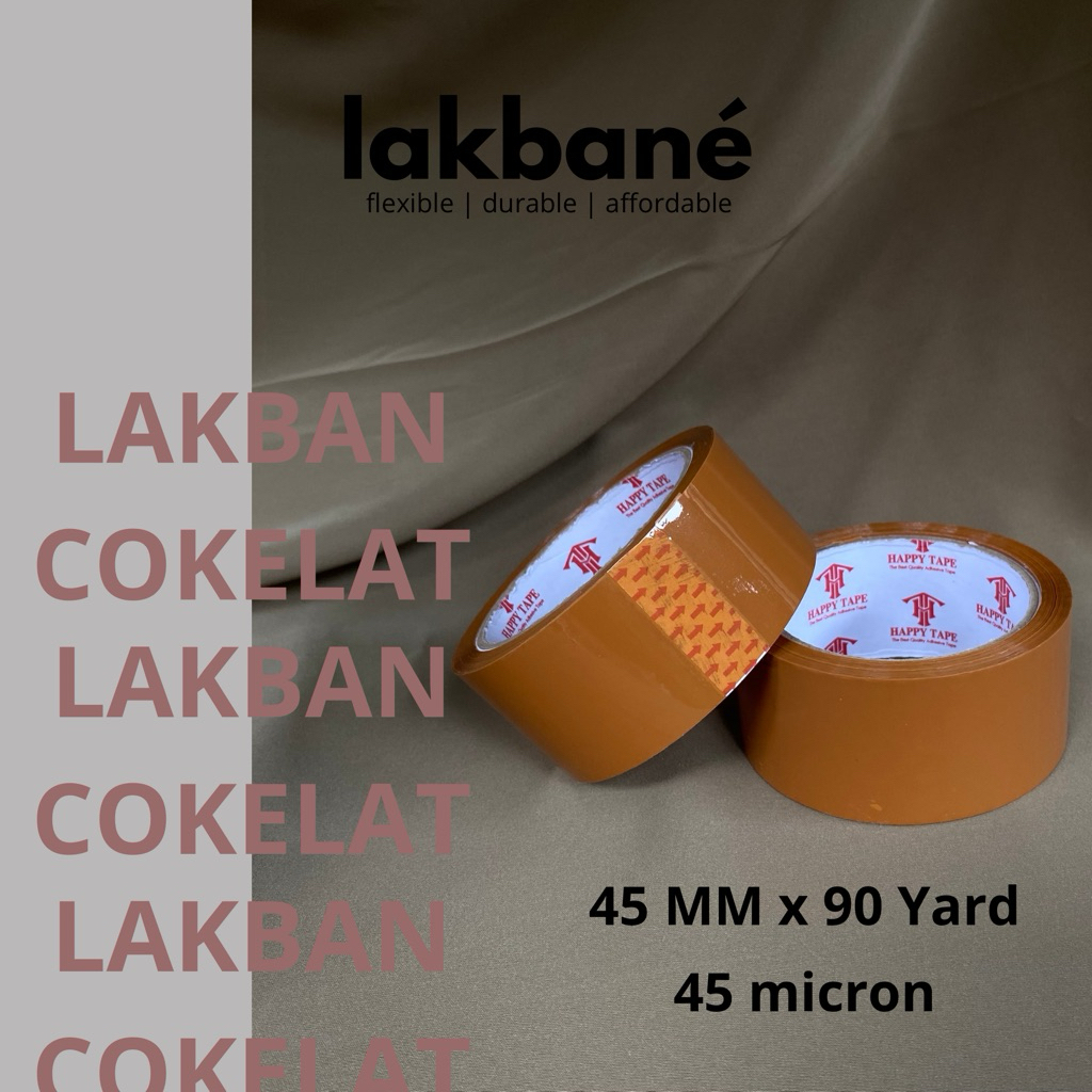 

LAKBAN COKELAT - Lakban Cokelat 45MM x 90 Yard