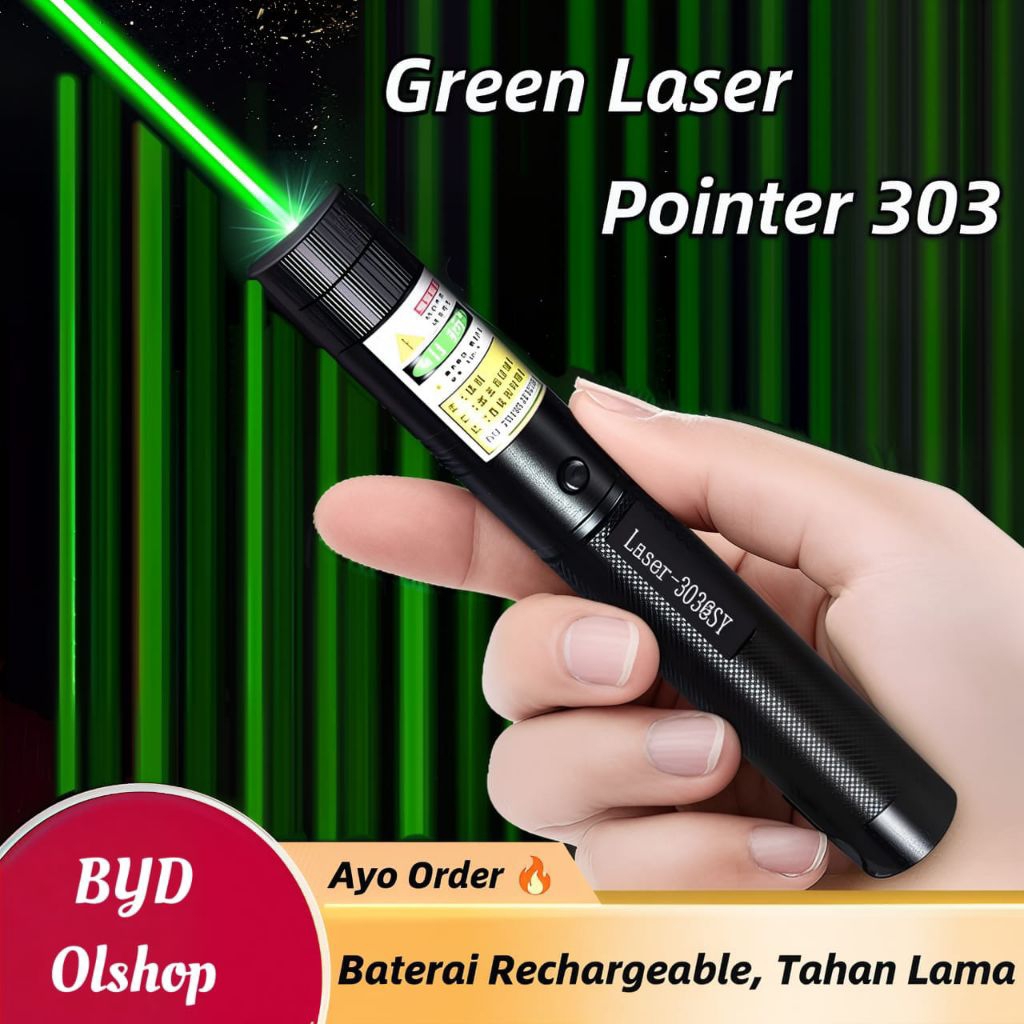 LASER 303 / LASER PRESENTASE / LASER HIJAU / GREEN LASER 303