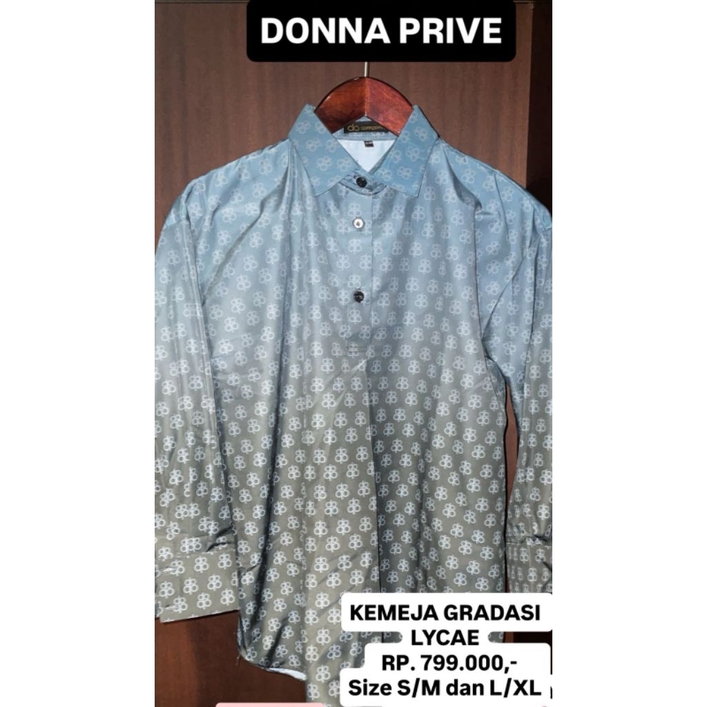 kemeja Gradasi Monogram twin Donna Prive Donna Scarves