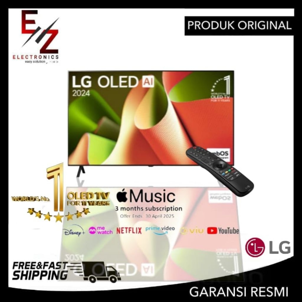 LG OLED 55B4PSA OLED Smart TV 55 Inch UHD 4K HDR Dolby Vision & Dolby Atmos OLED55B4 OLED55B4PSA HDM