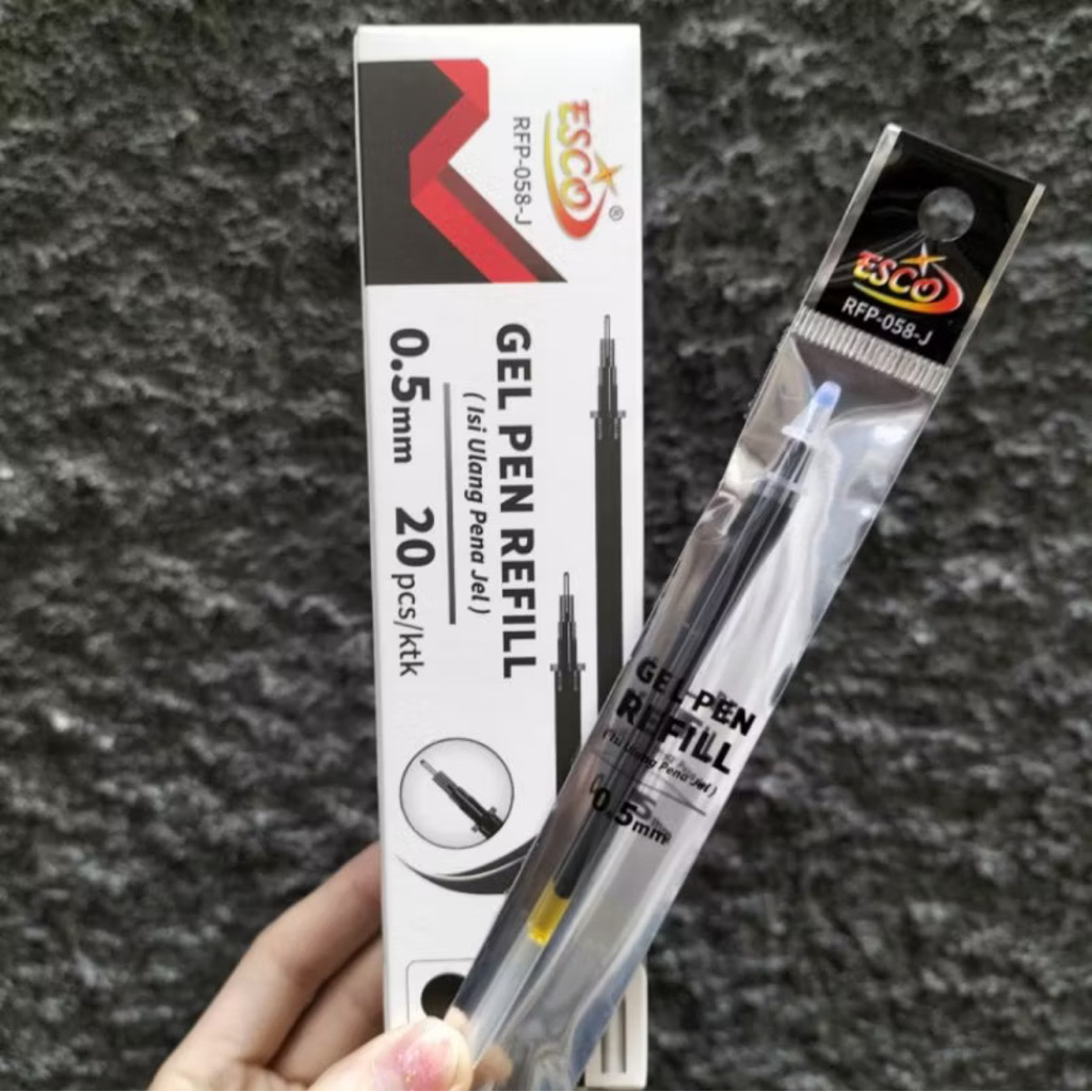 

[KOTAK/20PCS] Refill gel polos ESCO