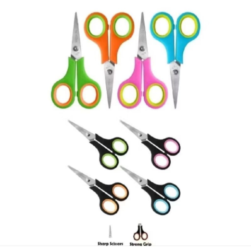 

Gunting Warna Warni Super Tajamp ukuran Medium