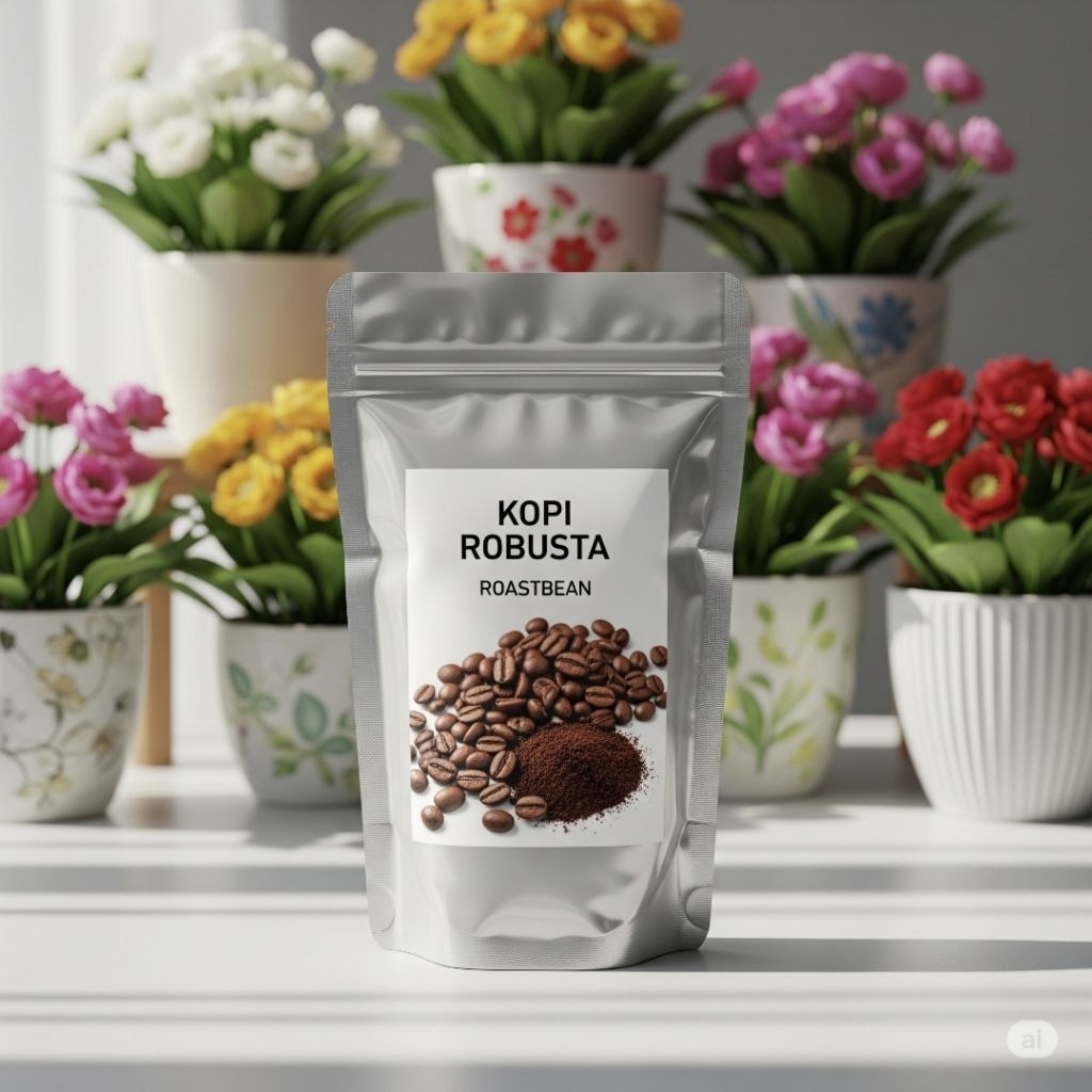 

Kopi Robusta roasted bean 1kg