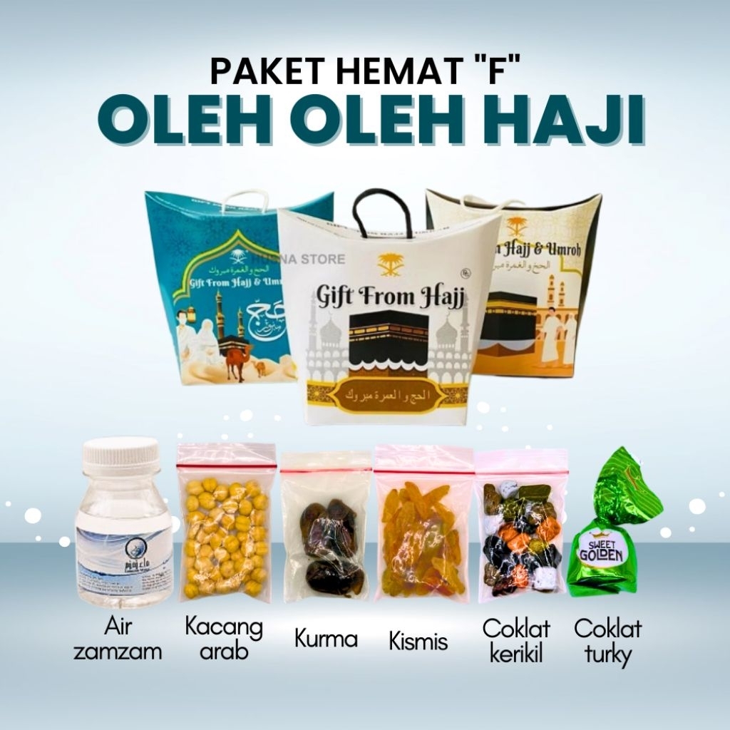 

Paket Hemat Oleh-oleh Haji dan Umroh Paket F Air Zamzam Dus tali
