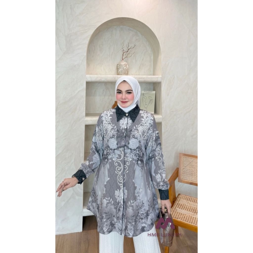 lara tunic by hmf luxury /tunik wanita terkini