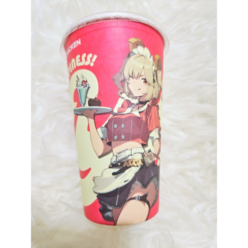 JChicken x ZZZ Zenless Zone Zero Collaboration Cup Gelas Burnice