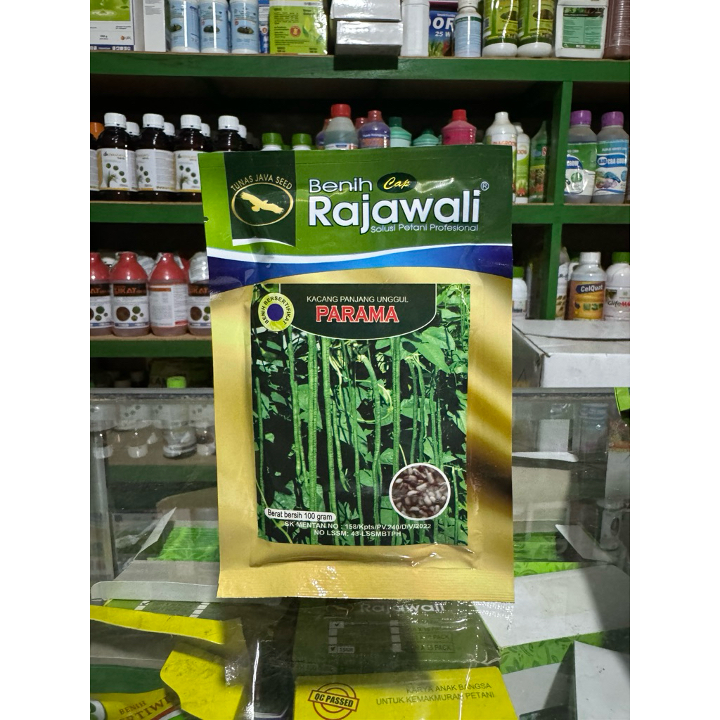 Benih Kacang panjang parama cap rajawali 100 gram