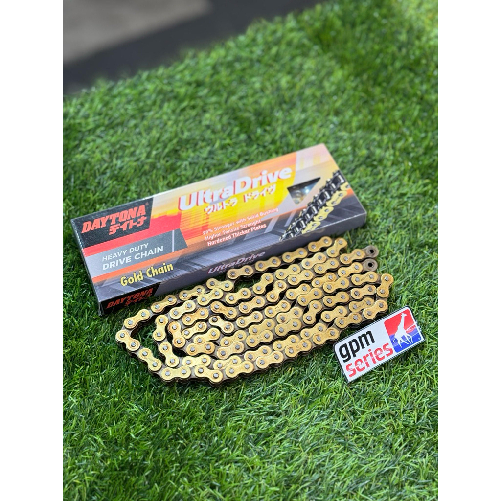 Rantai 415 130L HSB rasa HSBT Gold DAYTONA JAPAN ULTRA DRIVE Original rante universal cbr megapro ti