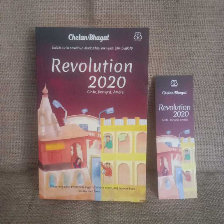 [ORI Preloved] REVOLUTION 2020 : Cinta, Korupsi, Ambisi - Novel CHETAN BHAGAT (Film 3 Idiots)