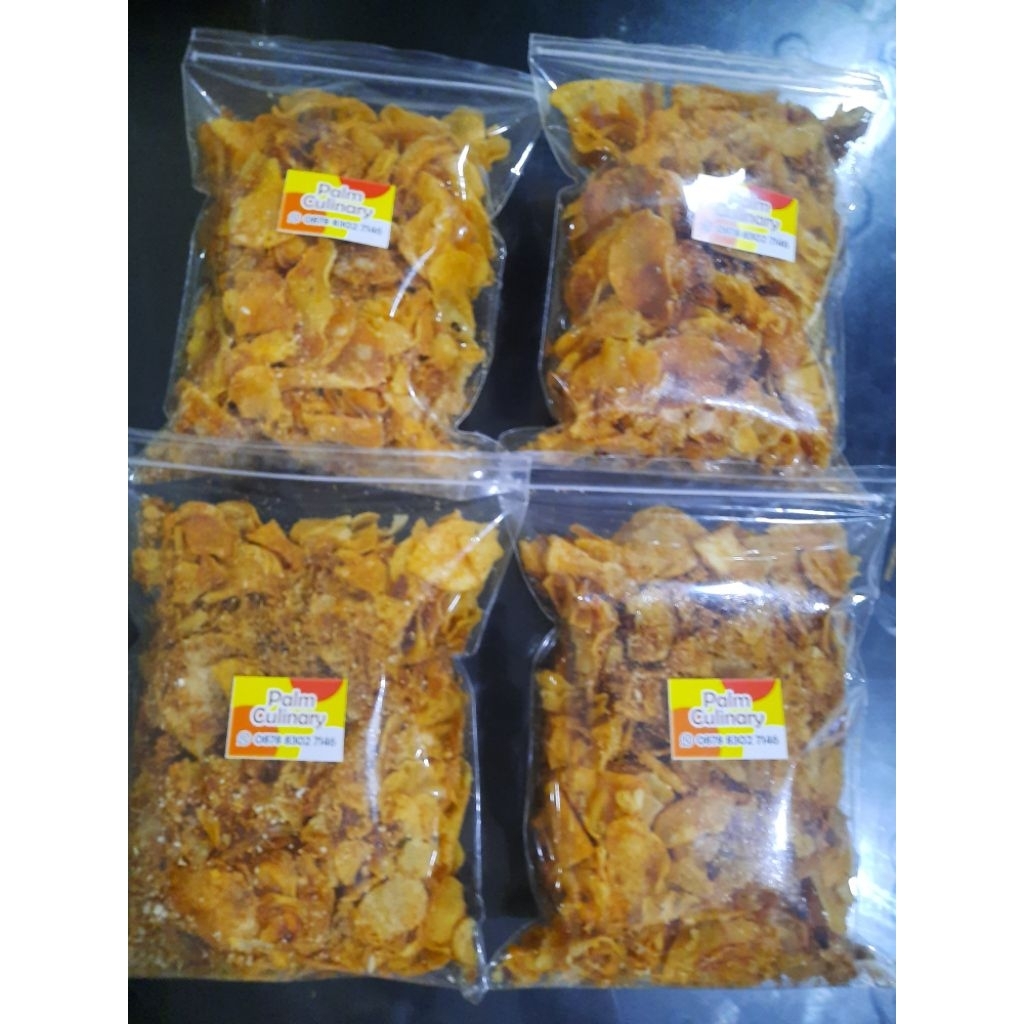 

kripik kentang ebi bawang goreng