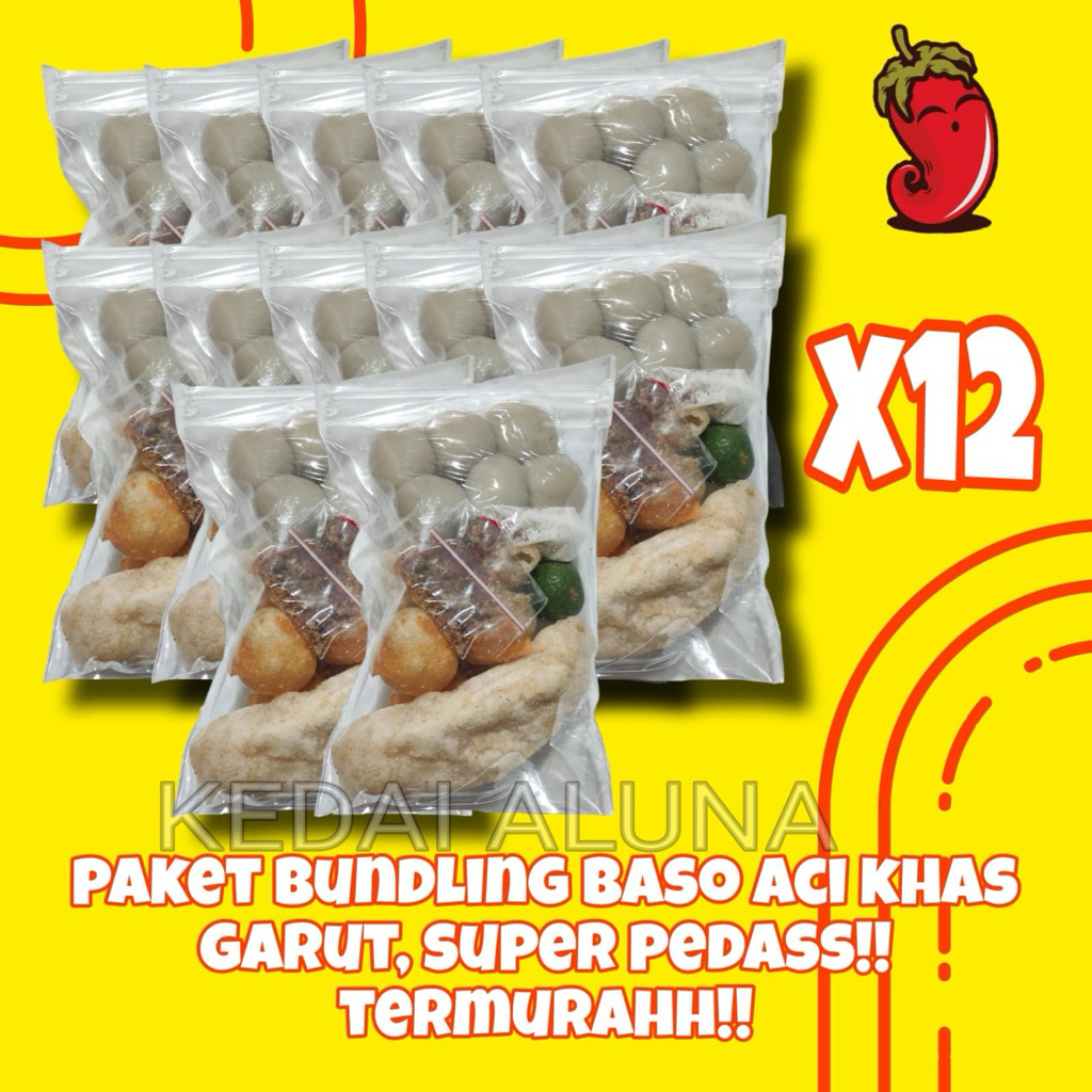 

BASO ACI 12 PCS TERMURAH SUPER PEDAS PAKET USAHA