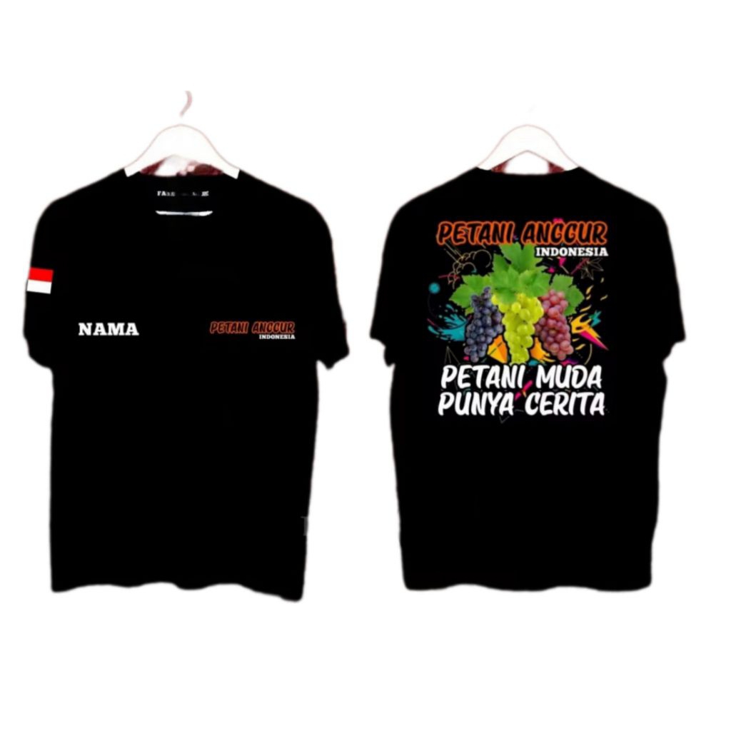 KAOS PETANI ANGGUR//KAOS PETANI MUDA