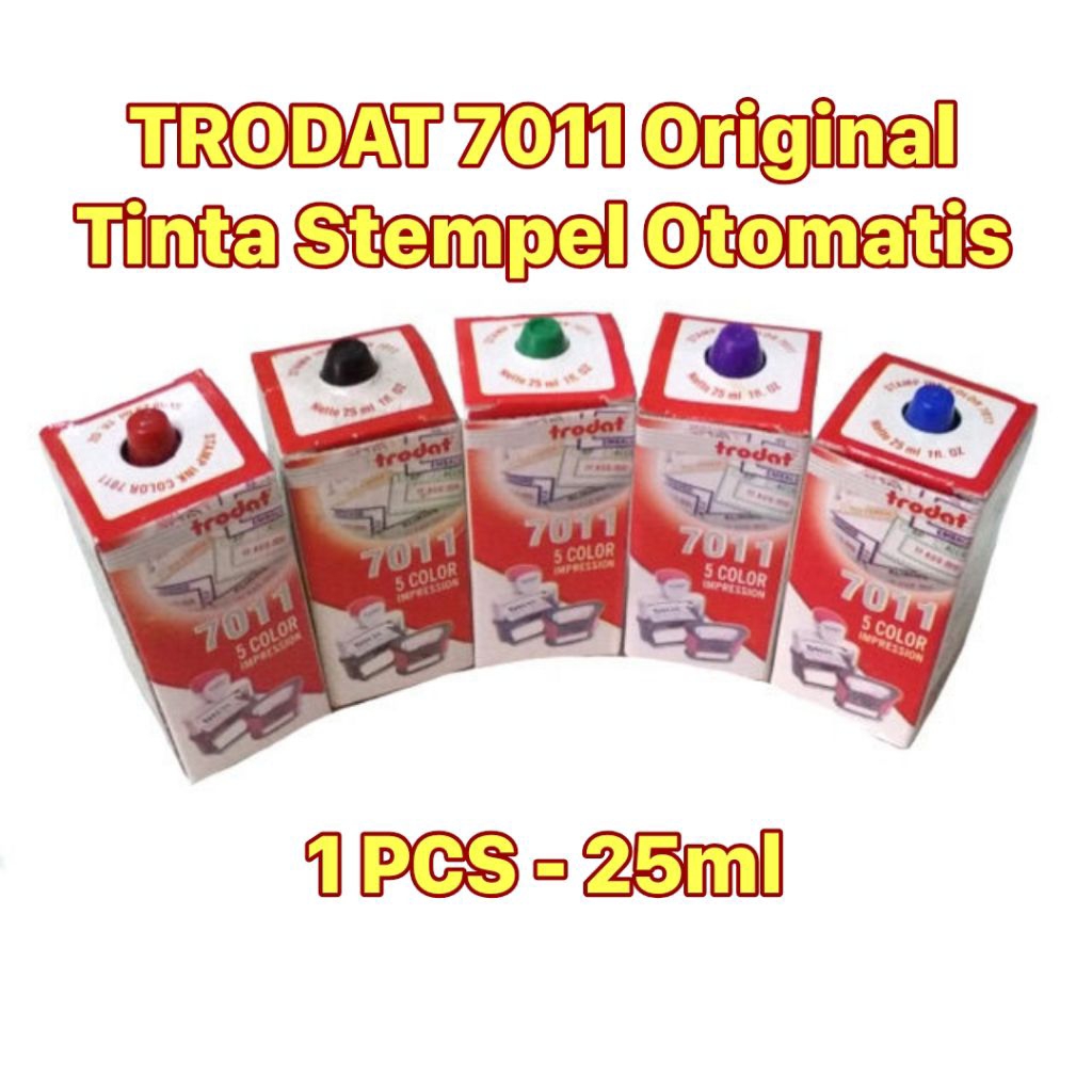 

Tinta Trodat 7011 25ml Original Tinta Stempel Otomatis
