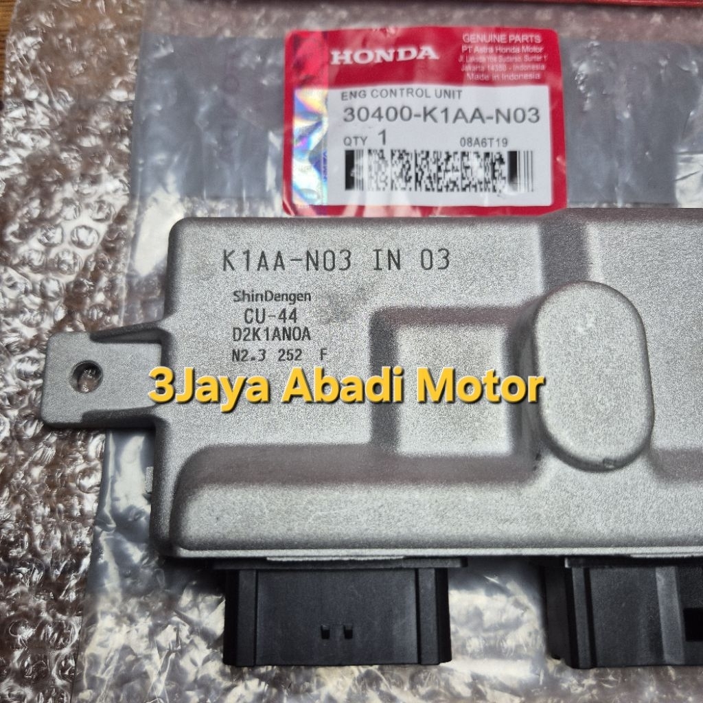 30400-K1A-N03 IN 01 NO2 ECU ECCU K1AA HONDA BEAT LED BEAT DELUXE K1A CBS NON ISS ORIGINAL EQUIPMENT 