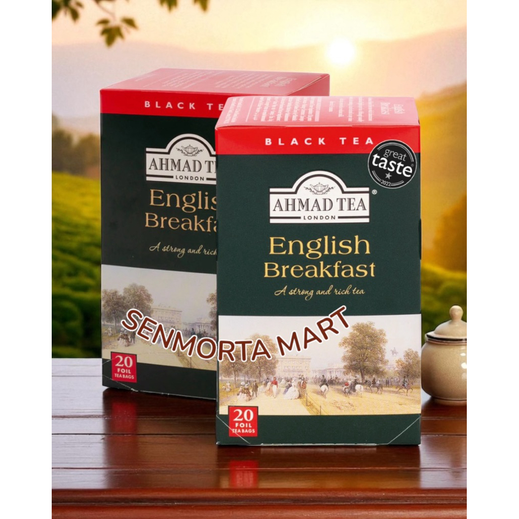 

AHMAD TEA ENGLISH BREAKFAST BLACK TEA | TEH HITAM ENGLISH BREAKFAST | TEH CELUP IMPORT