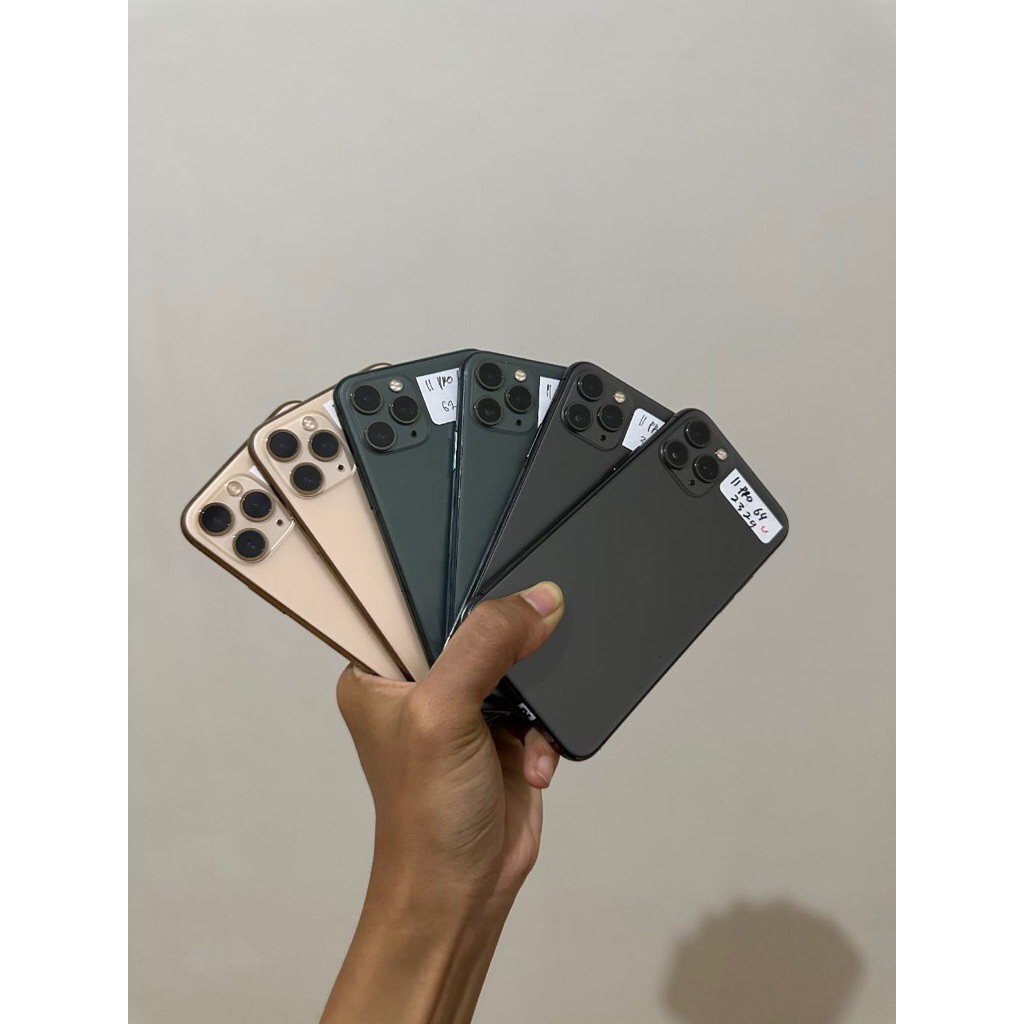 iPhone 11 Pro 256gb Second Resmi Beacukai | Sinyal Permanen - Original Apple Semua Kartu |