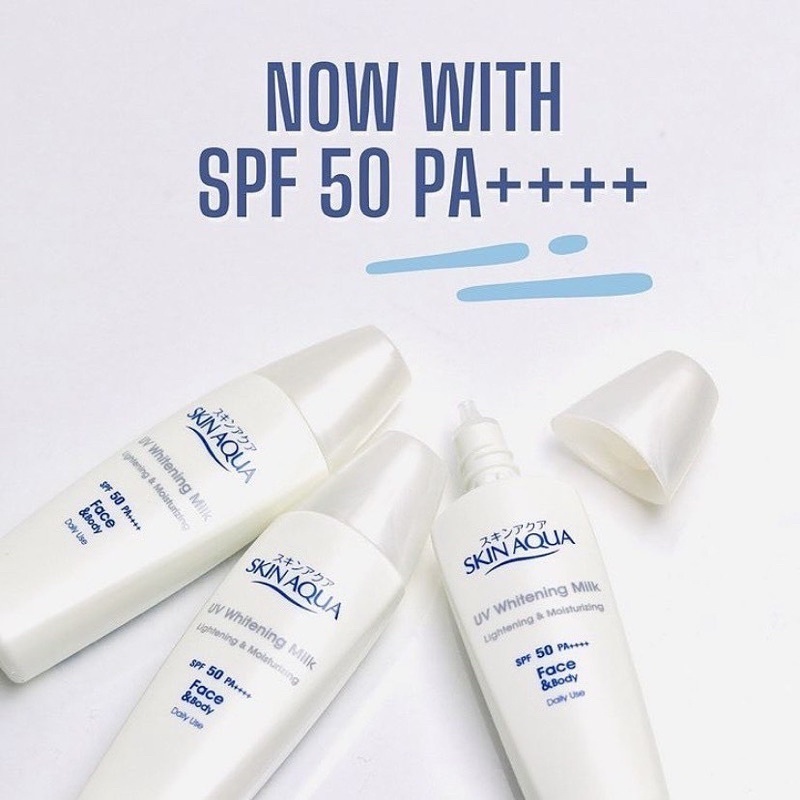 Skin Aqua UV Whitening Milk SPF 50 PA++++ Sunscreen / Skin Aqua Sunscreen SPF 50
