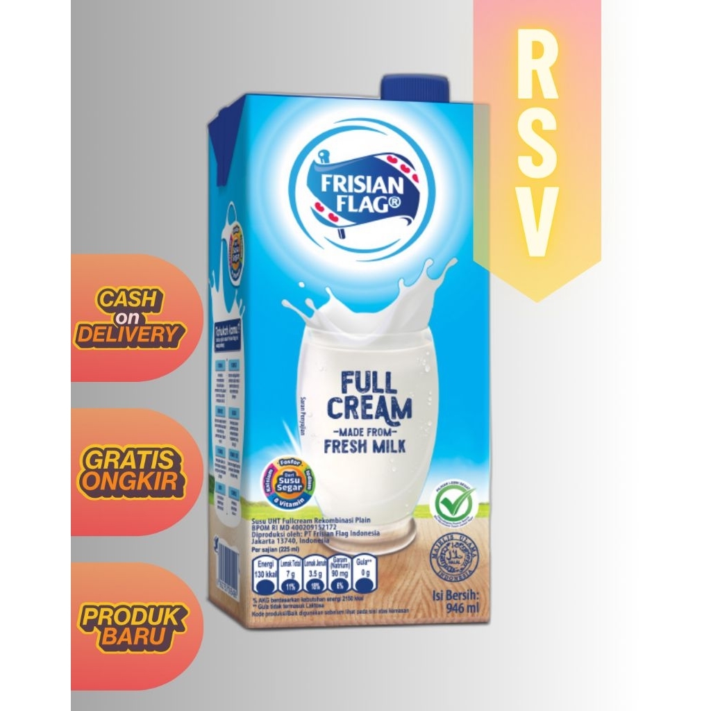 

FRISIAN FLAG UHT 946ml FULL CREAM