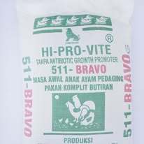 bravo511 goni an kemasan @50kg pakan  ayam pedaging