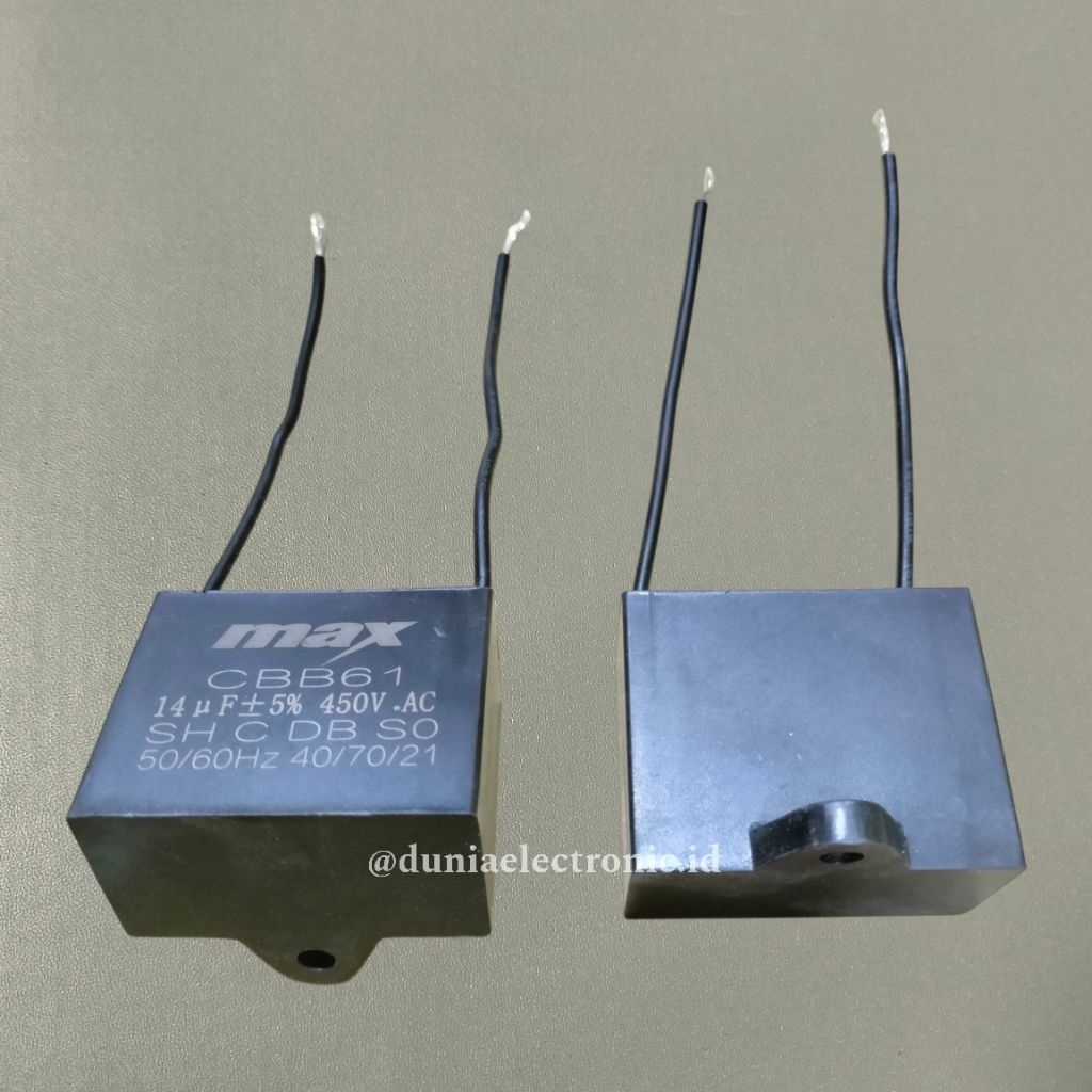 Kapasitor Kipas Angin Kotak 14 Uf 450V
