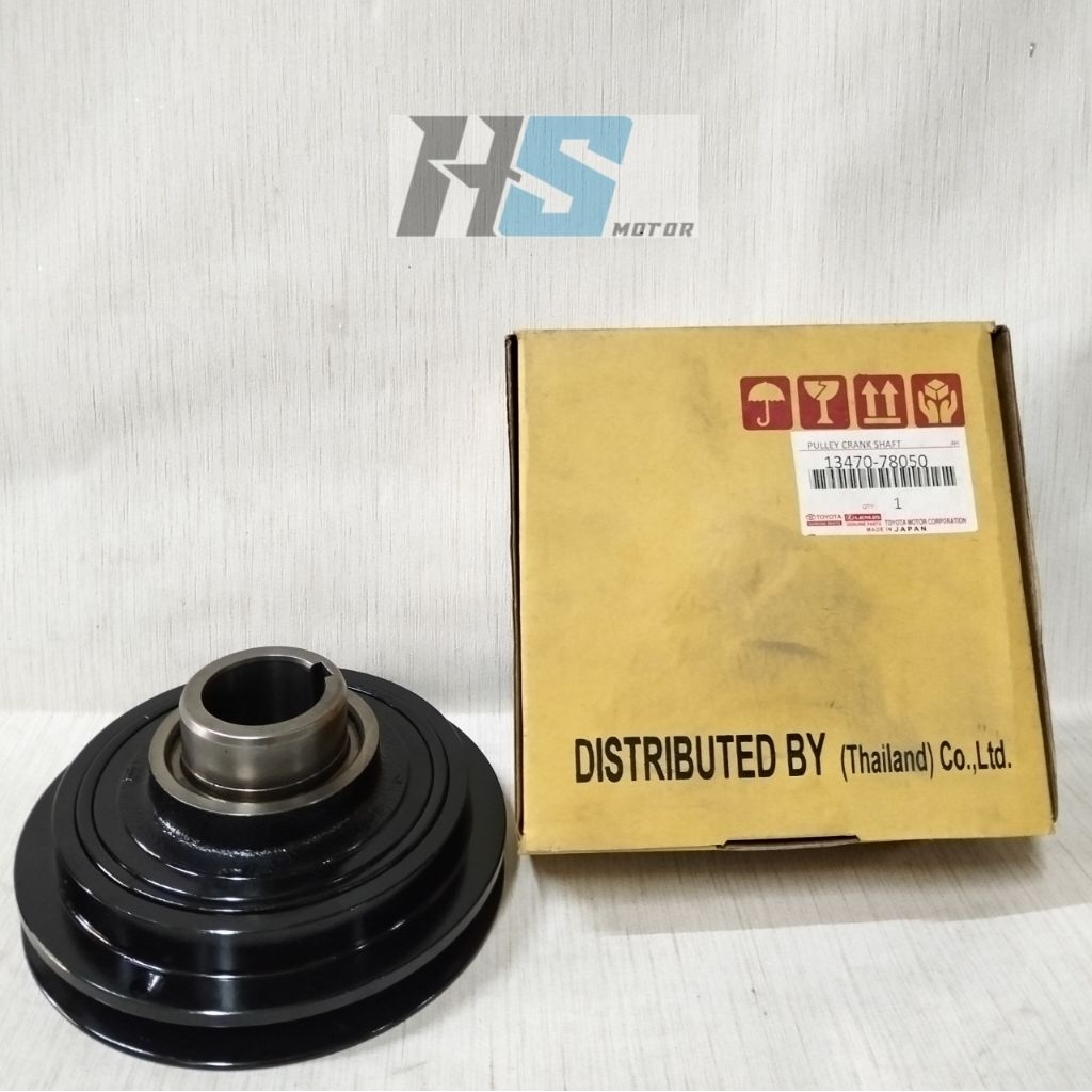 PULLEY CRANKSHAFT PULLY KRUK AS MOBIL TOYOTA DYNA HT110 HT130 HINO DUTRO HT110 HT130 13470-78050 TOY