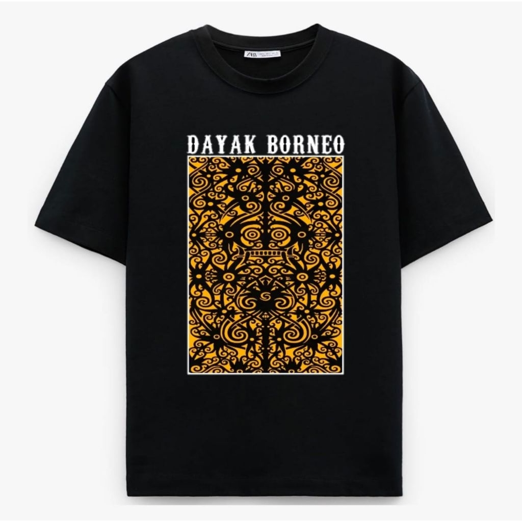 KAOS DAYAK BORNEO ETHNIC BATIK DAYAK SPONSOR