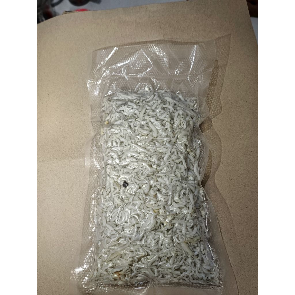 

Ikan Teri Nasi Putih Kering Premium | Ikan Asin Teri Medan berat 250gram