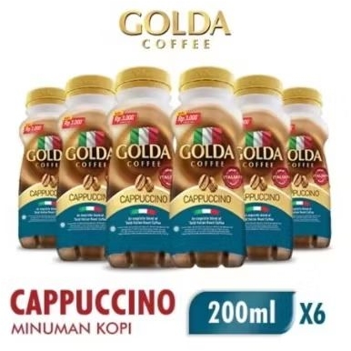 

Golda Coffee Cappuccino Pet 200ml 6 Botol