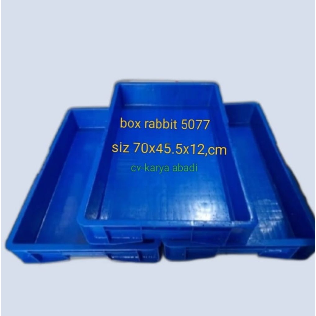 box container rabbit 5077 size 70x45x12,cm bekas murah meriah