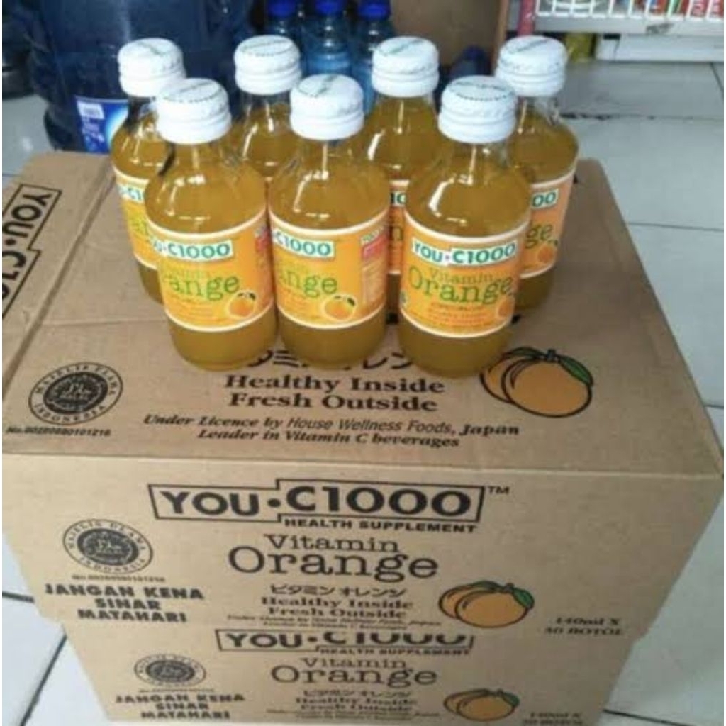 

You C1000 Minuman Vitamin C Jeruk 140ml ( Harga 1 dus 30 btl )