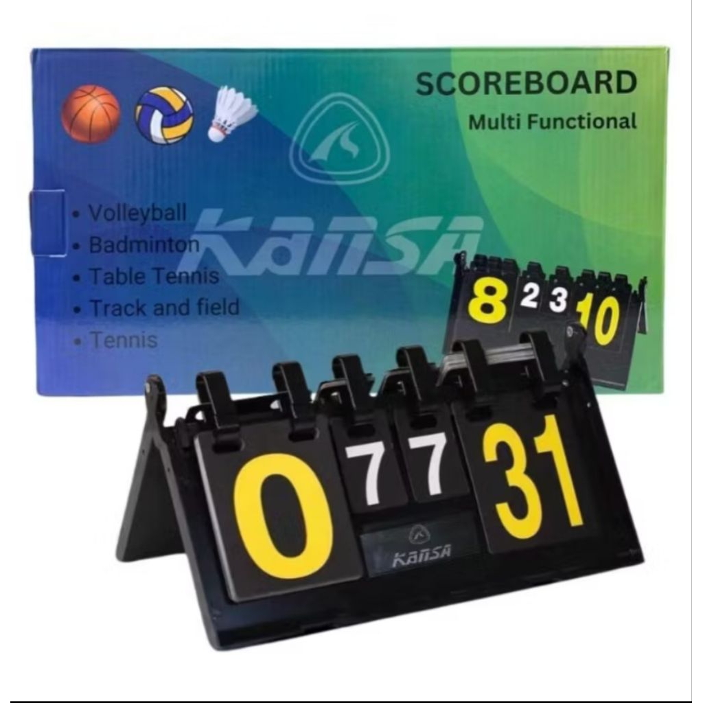 PAPAN SCORE / SCORE BOARD FUTSAL BASKET PING PONG SEPAKBOLA