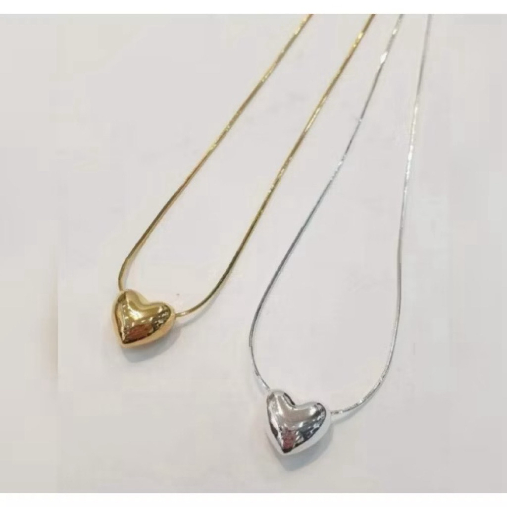Kalung Titanium Liontin Love