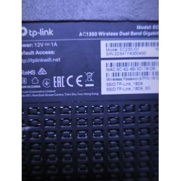 TP-LINK AC 1350 Dual Band