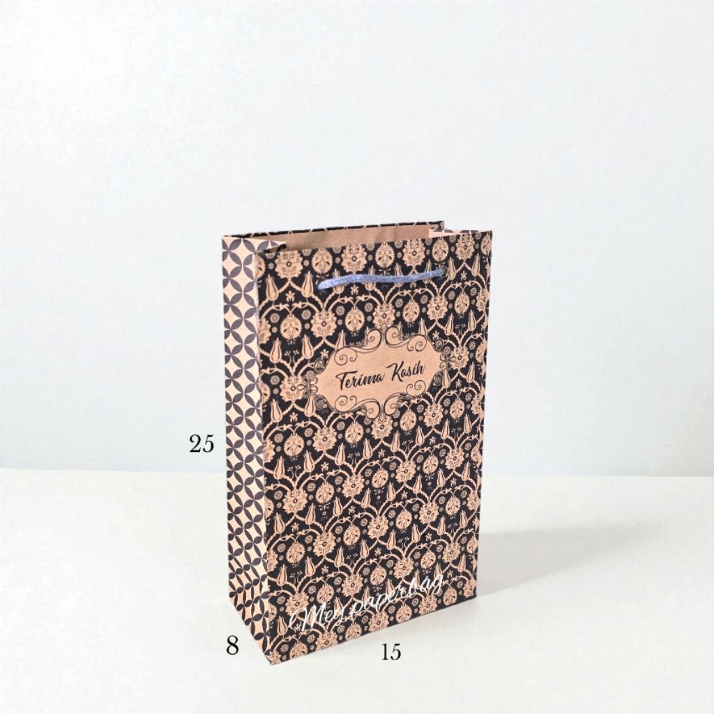 

Paper Bag Motif Uk 15x25 Terima Kasih